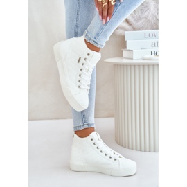 Zapatillas De Mujer Aislante Con Costuras Big Star OO274A479 Blanco 11