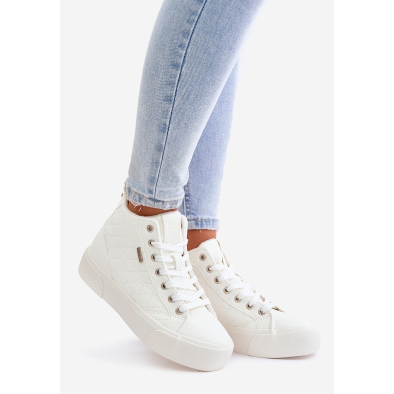 Zapatillas De Mujer Aislante Con Costuras Big Star OO274A479 Blanco 1
