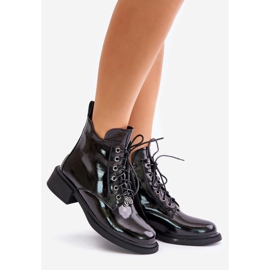 Botines de charol con aislamiento, Negro Bellani 1