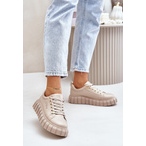 Zapatillas con aislamiento para mujer Big Star MM274618 Beige 4