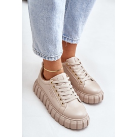 Zapatillas con aislamiento para mujer Big Star MM274618 Beige 7