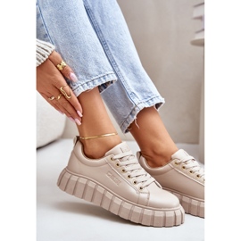 Zapatillas con aislamiento para mujer Big Star MM274618 Beige 10