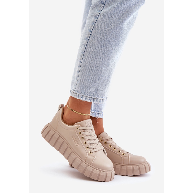 Zapatillas con aislamiento para mujer Big Star MM274618 Beige 1