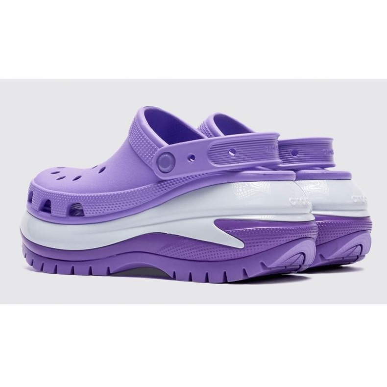 Zueco Crocs Mega Crush 207988-2DS 207988-5AJ púrpura 1