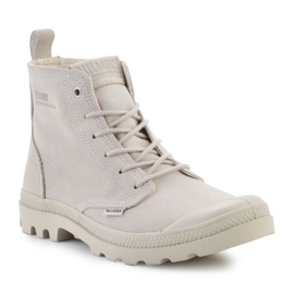 Palladium Pampa Hi Skin U 74379-155-M Gorra Blanca Zapatos grises beige 1