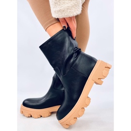 Botas con parte superior recta Seneh BLACK (camel) negro 2