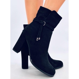 Botines Minnai de ante negro 5