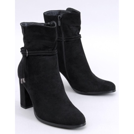 Botines Minnai de ante negro 1 Botines Minnai de ante negro 1