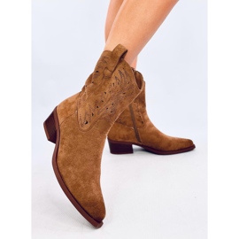Austen Botas cowboy caladas caqui marrón 4