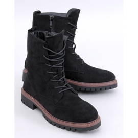 Simmer Botines con cordones de ante negro 1 Simmer Botines con cordones de ante negro 1