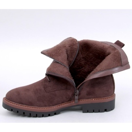 Botines con cordones de ante Simmer Brown marrón 2