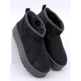 Botas de nieve cortas Emus con plataforma Morris Black negro 1