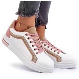Deportes femeninos se pone escoba con brillo beige blanco 9