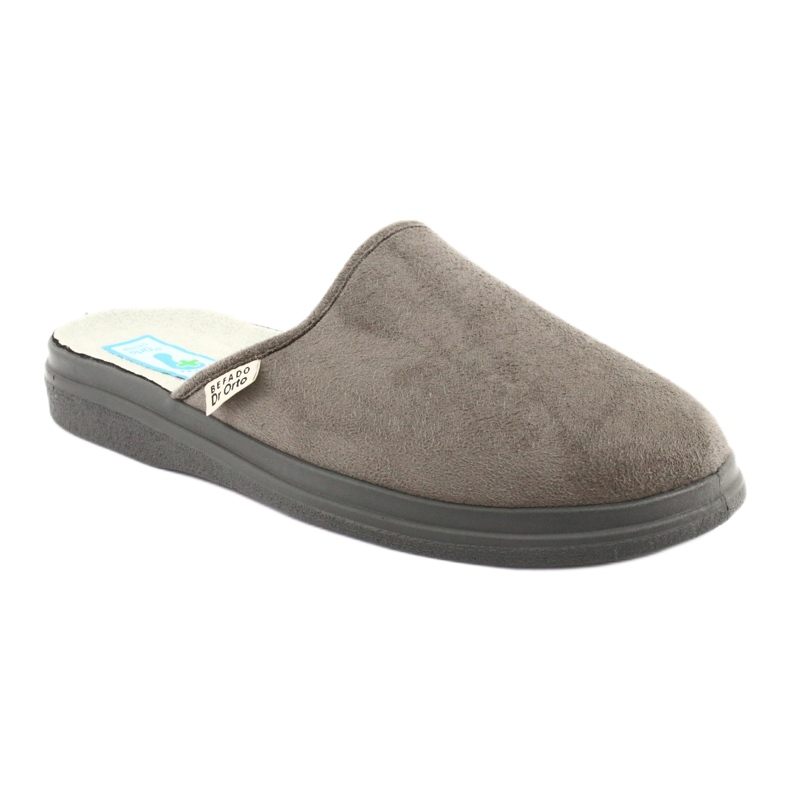 Pantuflas de hombre befado pu 125M009 forro gris con iones de plata 2