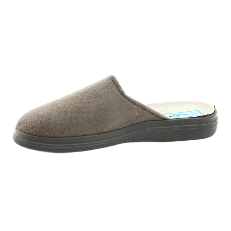 Pantuflas de hombre befado pu 125M009 forro gris con iones de plata 3