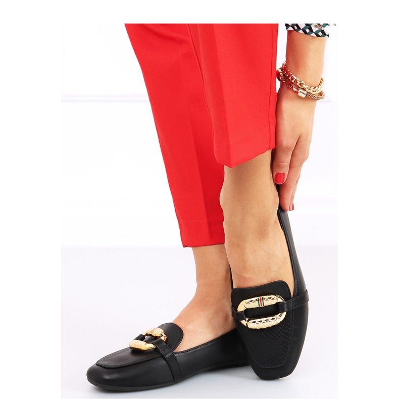 Mocasines de mujer Sajmon Negro - Inello 1