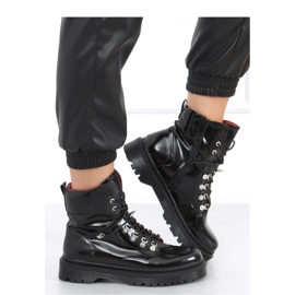 Botines Kari negros con cordones - Inello 2