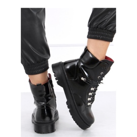 Botines Kari negros con cordones - Inello 3