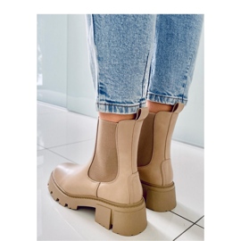 Botas Chelsea altas Rumer Caqui - Inello beige 3
