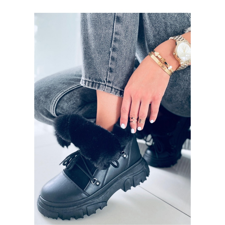 Jarl Black - Botas de nieve mujer Inello negro 2