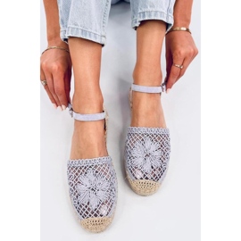 Sandalias alpargatas caladas Premat Morado - Inello violeta 1