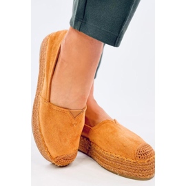Alpargatas suela gruesa Poulain Camel - Inello marrón 2