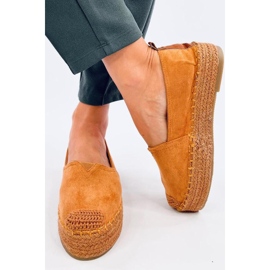 Alpargatas suela gruesa Poulain Camel - Inello marrón 3