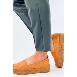 Alpargatas suela gruesa Poulain Camel - Inello marrón 4