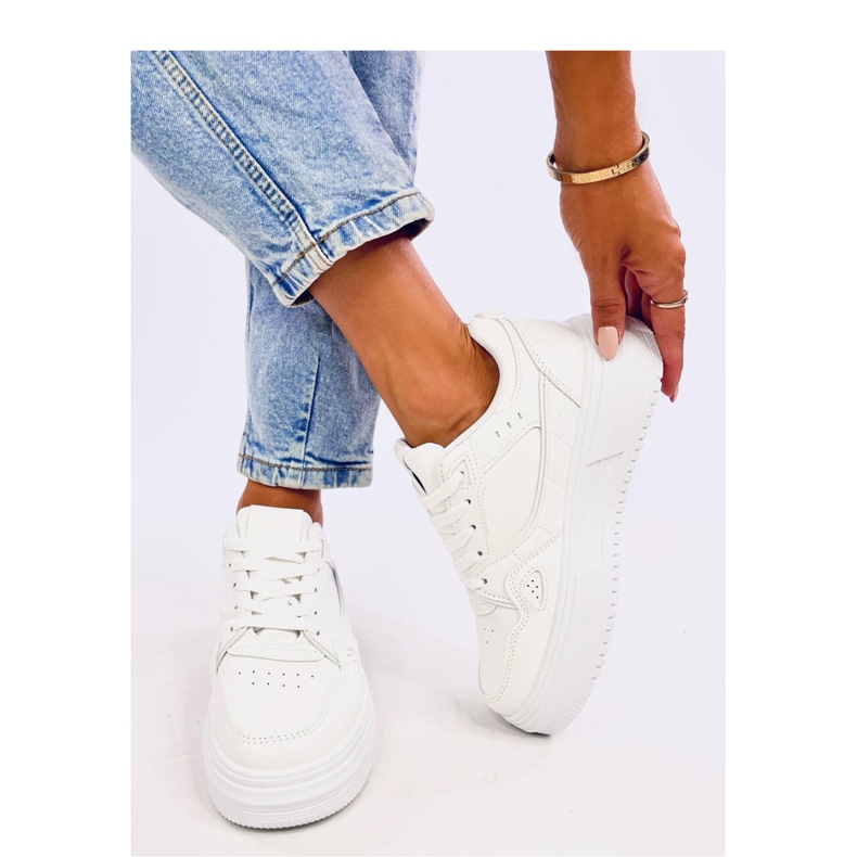 Zapatillas de mujer Tixis All White - Inello blanco 2
