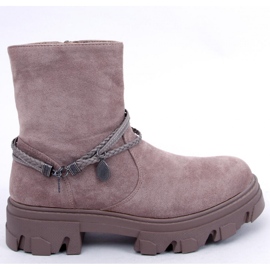 Botines planos Connie Taupe - Inello beige 4