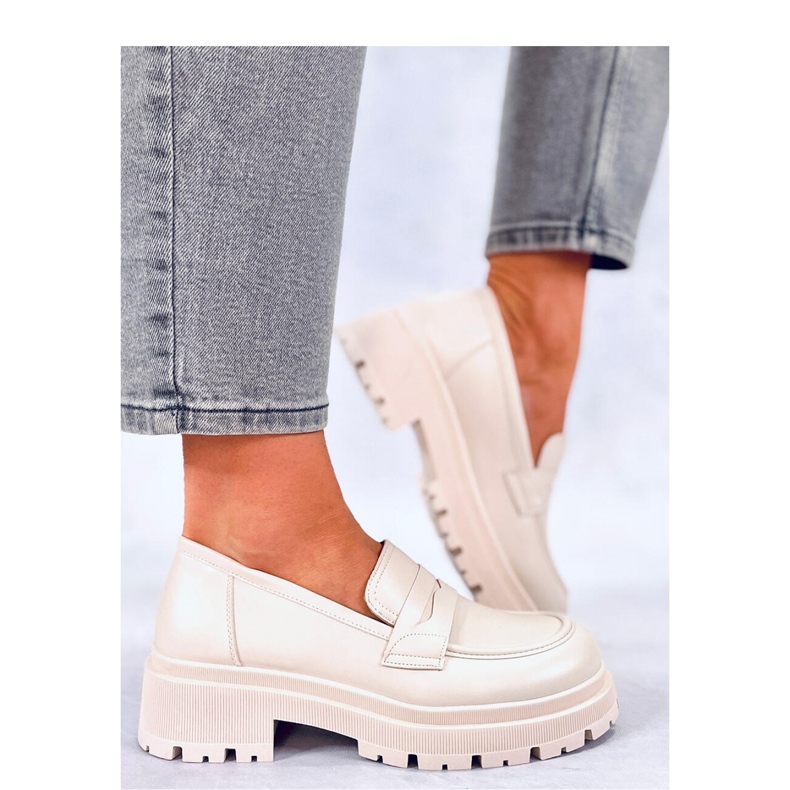 Mocasín plataforma Dench Beige - Inello 1