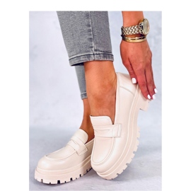 Mocasín plataforma Dench Beige - Inello 3