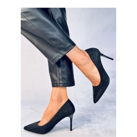 Maineri Negro tacones altos de mujer 2