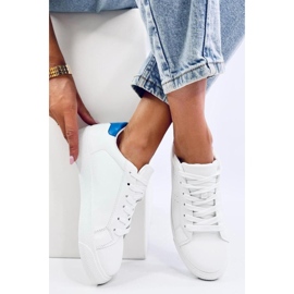 Zapatillas de mujer Minar Azul blanco 2