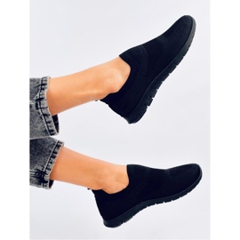 Zapatillas calcetín negras negro 2