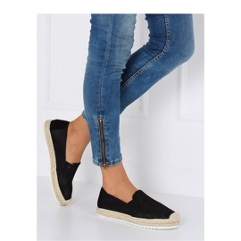 Alpargatas Mujer Negras 6602 Negro 1