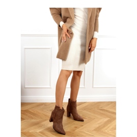 Botín clásico de tacón beige oscuro RB106P Khaki - Inello 2