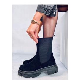 Magers Botas Chelsea altas negras negro 2