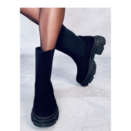 Magers Botas Chelsea altas negras negro 3