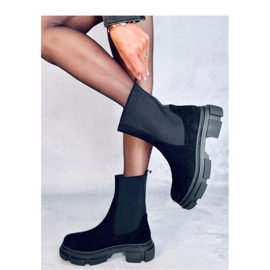 Magers Botas Chelsea altas negras negro 4