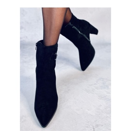 Botines Mahoni de ante negro 3