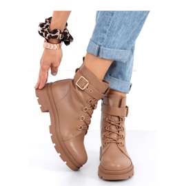 Botas militares Pomona Camel - Inello marrón 2