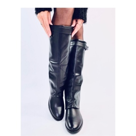 Annse Botas doble corte negras - Inello negro 4