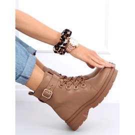 Botas militares Pomona Camel - Inello marrón 3