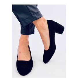 Fredette Zapatos de tacón cómodos negros 1
