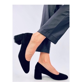 Fredette Zapatos de tacón cómodos negros 2