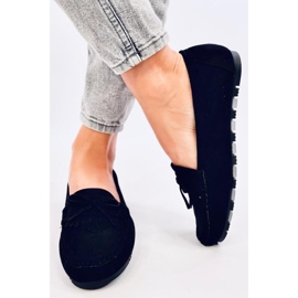 Mocasines de ante negro 2