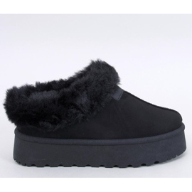Botas de nieve negras con pelo. negro 3