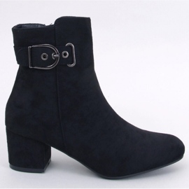 Lanne Botines tacón bajo negro - Inello 1