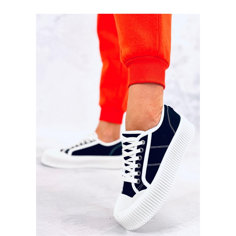 Zapatillas de deporte de mujer en la plataforma Black. negro 1